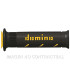 Puños Domino XM2 Super soft Negro - Amarillo Abiertos D 22 mm L 120-125 mm