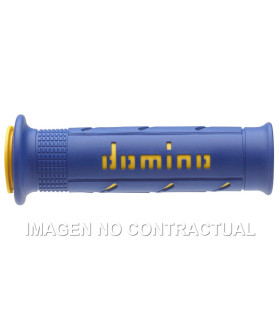 Puños Domino XM2 Super soft Azul / amarillo Abiertos D 22 mm L 120-125 mm