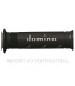 Puños Domino XM2 Super soft Negro - Gris Abiertos D 22 mm L 120-125 mm