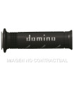 Puños Domino XM2 Super soft Negro - Gris Abiertos D 22 mm L 120-125 mm