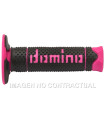 PUÑOS DOMINO DSH OFF ROAD NEGRO - FUCSIA CERRADOS