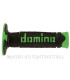 Puños Domino DSH OFF Road Negro - Verde Cerrados D 22 mm L 120 mm