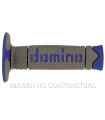 Puños Domino DSH OFF Road Gris - Azul Cerrados D 22 mm L 120 mm
