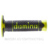 Puños Domino DSH OFF Road Negro - Amarillo Fluor Cerrados D 22 mm L 120 mm