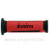 Puños Domino Turismo Rojo/Negro Abiertos D 22 mm L 120 mm