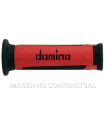 Puños Domino Turismo Rojo/Negro Abiertos D 22 mm L 120 mm