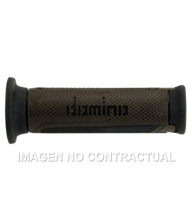 Puños Domino Turismo Marrón-Negro Abiertos D 22 mm L 120 mm