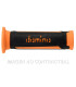 Puños Domino Turismo Antracita-Naranja Abiertos D 22 mm L 120 mm