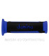 Puños Domino Turismo Antracita-Azul Abiertos D 22 mm L 120 mm