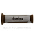 Puños Domino Turismo Plata-Marrón Abiertos D 22 mm L 120 mm