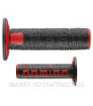 Puños Domino OFF Road RPS Negro - Rojo Cerrados D 22 mm L 120 mm