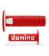Puños Domino OFF Road RPS Rojo / Blanco Cerrados D 22 mm L 120 mm