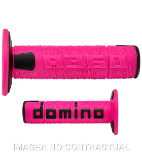 PUÑOS DOMINO OFF ROAD RPS FUCSIA - NEGRO CERRADOS