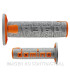 Puños Domino OFF Road RPS Gris - Naranja Cerrados D 22 mm L 120 mm