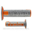 Puños Domino OFF Road RPS Gris - Naranja Cerrados D 22 mm L 120 mm