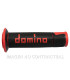 Puños Domino On Road Racing Negro/Rojo Abiertos D 22 mm L 120 mm