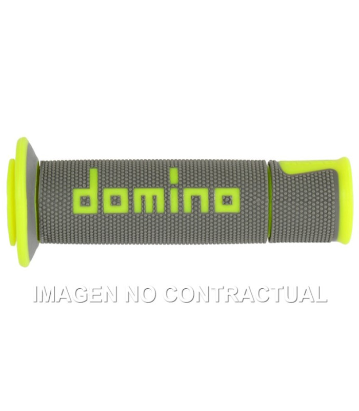 PUÑOS DOMINO ON ROAD GRIS / AMARILLO FLUOR