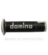 Puños Domino On Road Racing Negro/Gris Abiertos D 22 mm L 120 mm