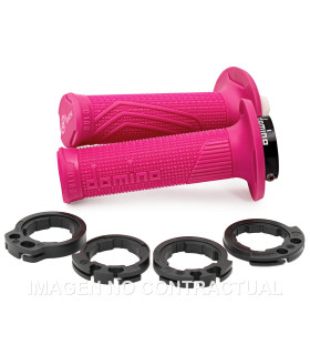 PUÑOS DOMINO D100 Con POLEAS COLOR FUCSIA
