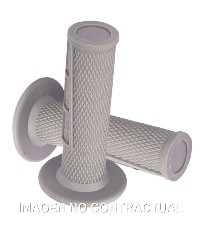 PUÑOS UP DESIGN HOLESHOT MX LOCK ON GRIS 22/24 120 MM
