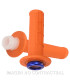 PUÑOS UP DESIGN HOLESHOT MX LOCK ON NARANJA 22/24 120 MM