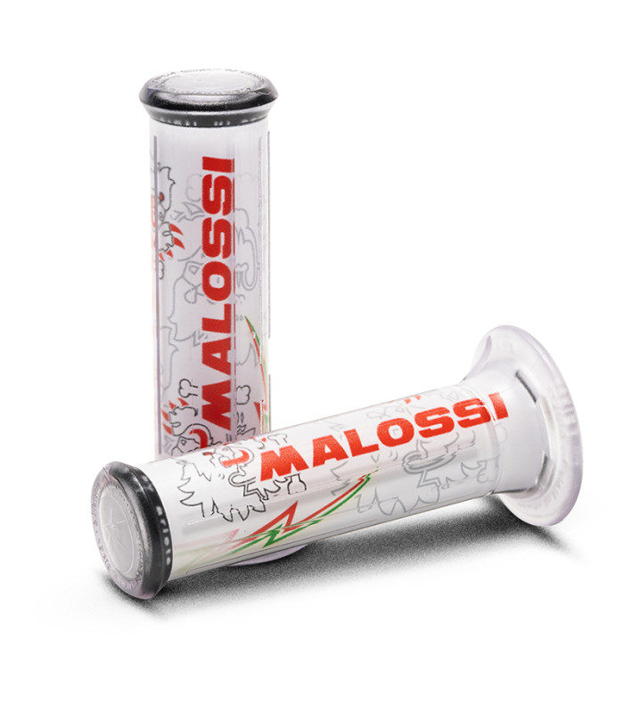PUÑOS MALOSSI TRIBAL BLANCO CIERRE LATERAL