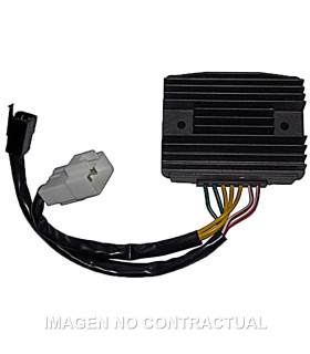 Regulador 12V/45A - CC - 2 Conectores - 7 Cables