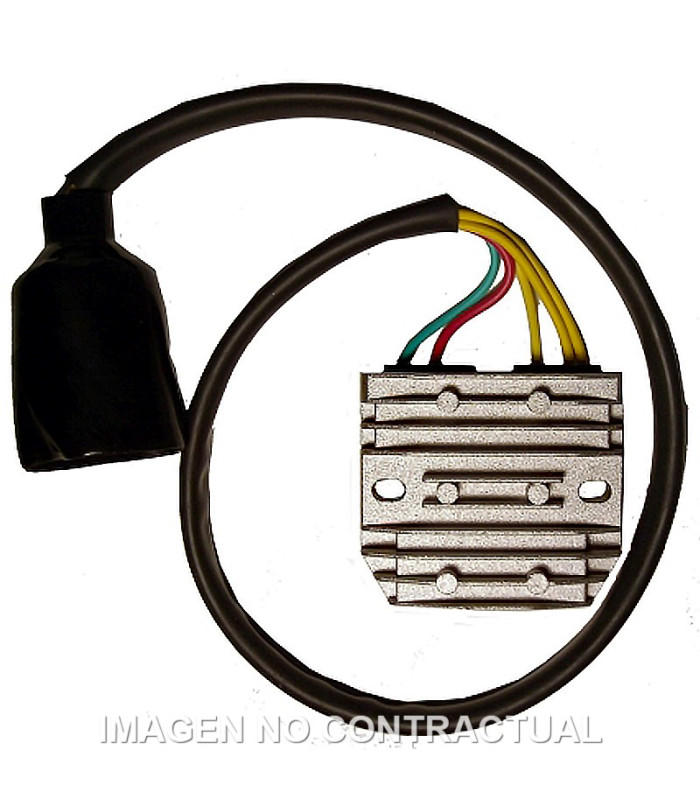 Regulador trifase mosfet 12V -C.C.- 5 cables - 2 conectores Honda Varadero 1000
