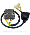 Regulador Honda VT Shadow 12V/50A - Tipo mosfe - Trifase - 5 cables - 2 conectores