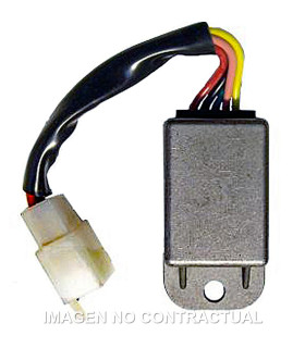 Regulador Monofase 12V/CC - 5 cables con Fastons Mini