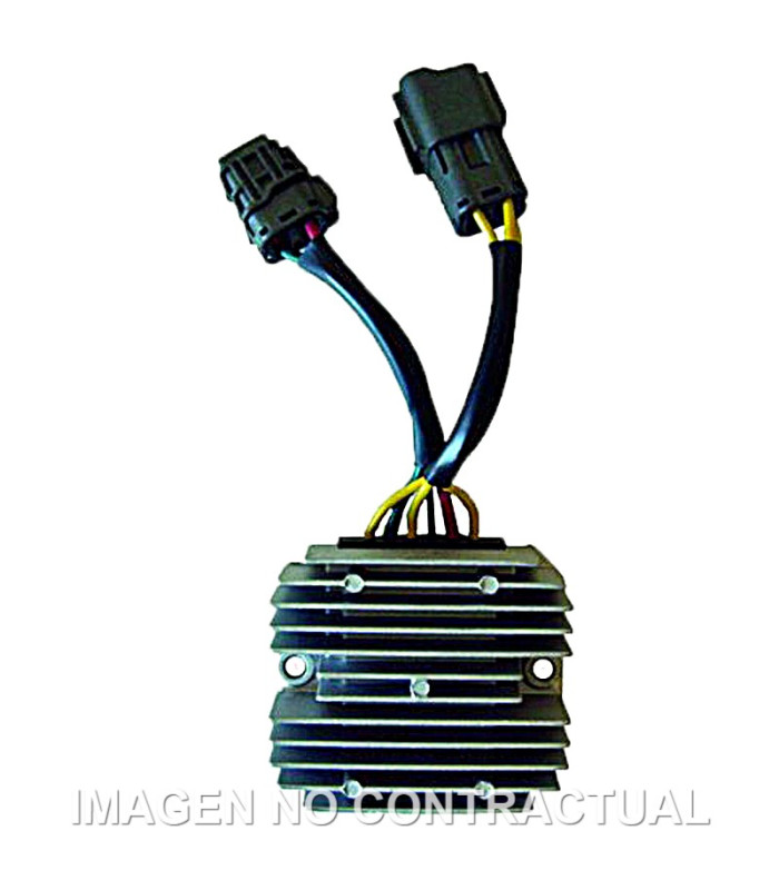 Regulador 12V/35A - Trifase - CC - 6 Cables - 2 Conectores