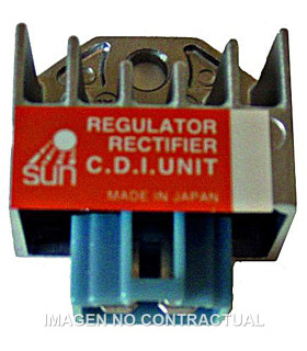 Regulador Japonés SH671-12 - 12V - CA/CC - 4 Fastons