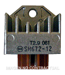 Regulador Japonés Sun SH672-12 - 12V - Trifase - CA/CC - 4 Fastons