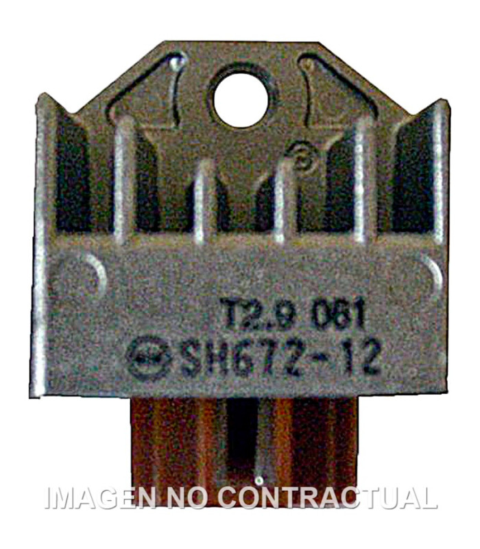 Regulador Japonés Sun SH672-12 - 12V - Trifase - CA/CC - 4 Fastons