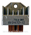 Regulador Japonés Sun SH672-12 - 12V - Trifase - CA/CC - 4 Fastons