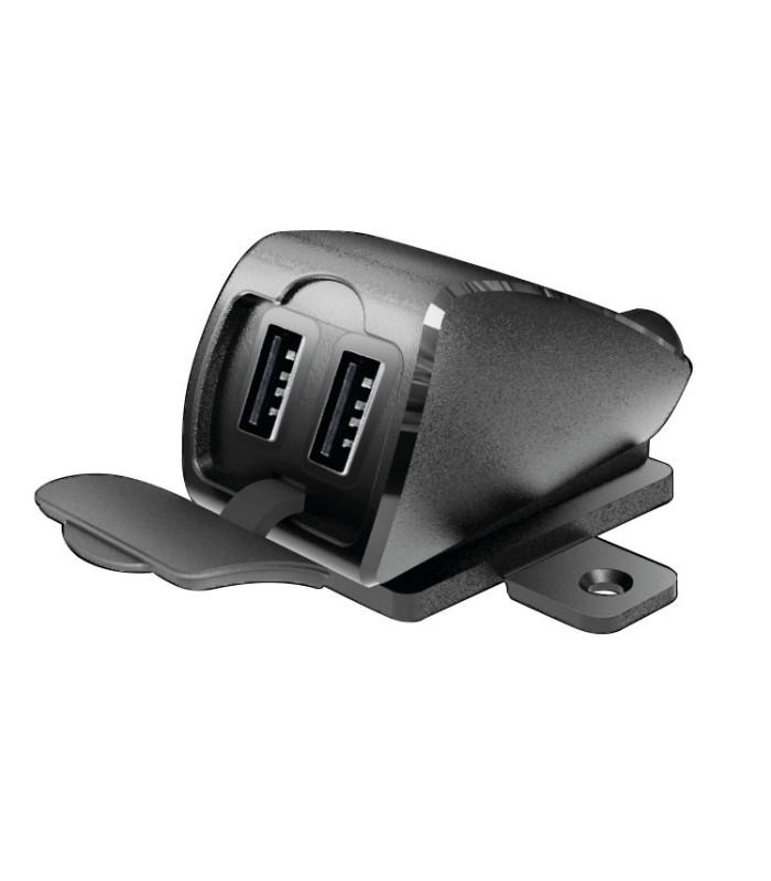 USB-FIX TREK 2 CARGADOR USB DOBLE RESISTENTE AL AGUA ULTRA FAST CHARGE - 5400 mA - 12/24V