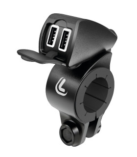 USB-FIX TREK CARGADOR USB DOBLE RESISTENTE AL AGUA ULTRA FAST CHARGE - 5400 mA - 12/24V