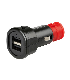 CARGADOR BATERÍA OPTILINE UNIVERSAL 2 PUERTOS USB - 2700 mA - 12/32V