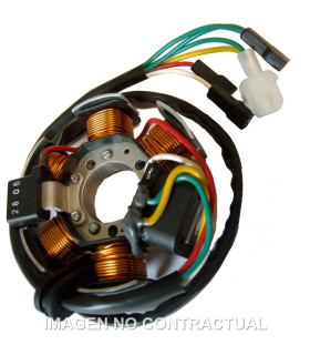 Stator Ducati 6 polos Derbi Senda Black Edition, DRD 50