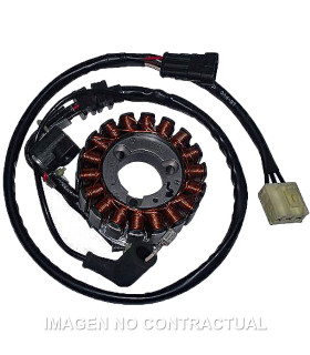 Stator Kokusan Trifase 18 Polos 12V 350W (Motor Piaggio-Quasar I)