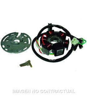Stator Kokusan 6 Polos 12V 85W (Motor Derbi sin arranque eléctrico)