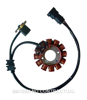 Stator Kokusan Trifase 12 Polos Aprilia-Derbi 125