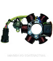 Stator Kokusan 6 Polos 12V 90W (Motor Piaggio Hi-per 2 catalizado)