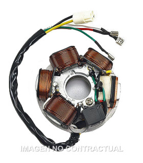 Stator SGR 6 polos Vespa PX T5