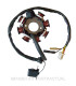 Stator SGR 8 Polos con pick-up externo con base y bobina alimentación Motor SYM 125/150 4T