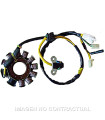 Stator SGR Trifase 11 Polos con pick-up 2 cables(Mot SYM 125/150/200 4T Carb)