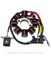 Stator SGR Monofase 8 Polos con pick-up 1 cable Kymco