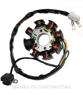 Stator SGR 8 polos (motores chinos GY6-8C)
