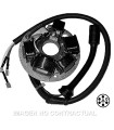 Stator SGR 6 Polos Piaggio Ape con base