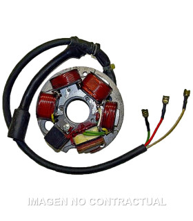 Stator SGR 6 Polos Piaggio Ape FL3 con base